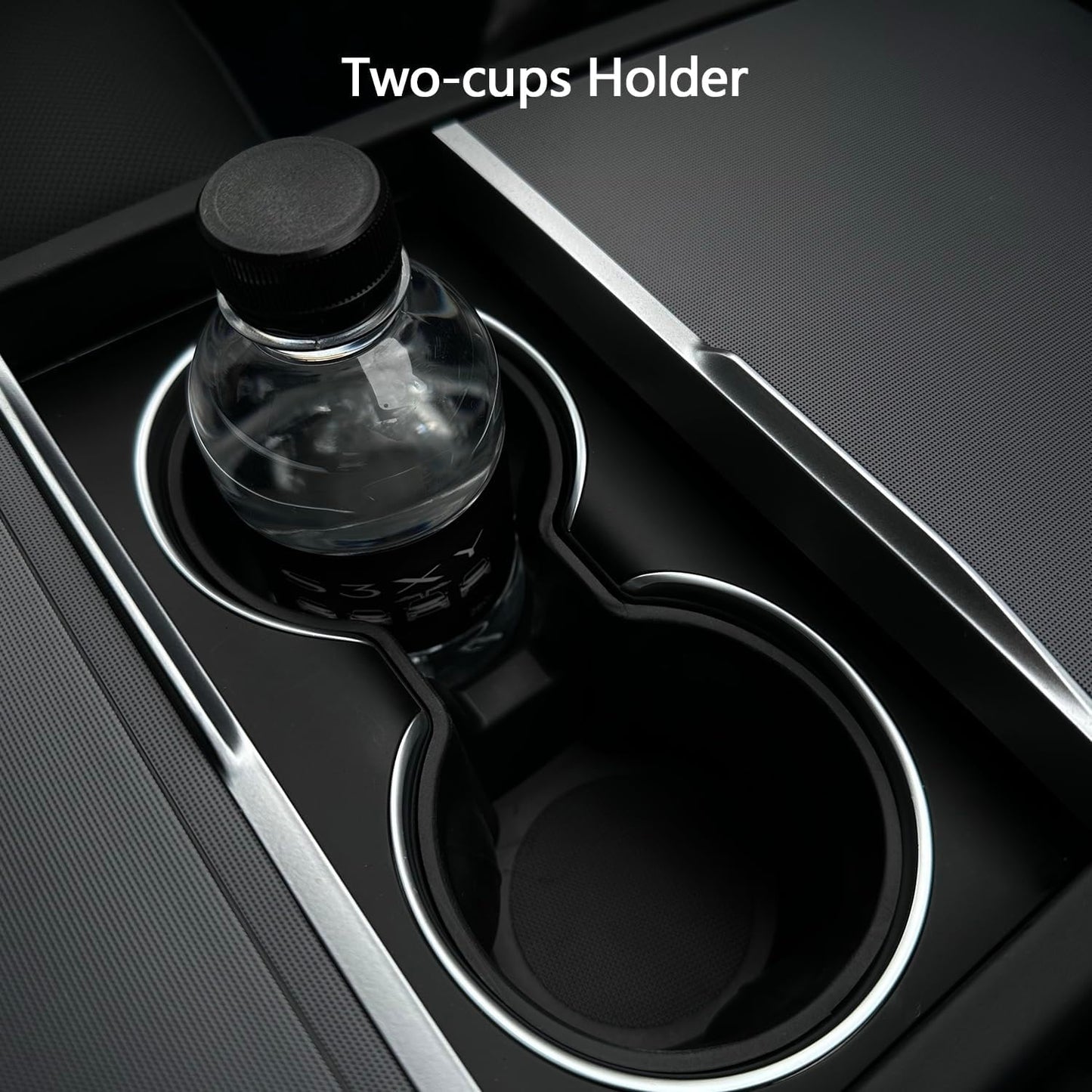 TOPABYTE Two-Cup Holder for Model 3Y Interior Center Console