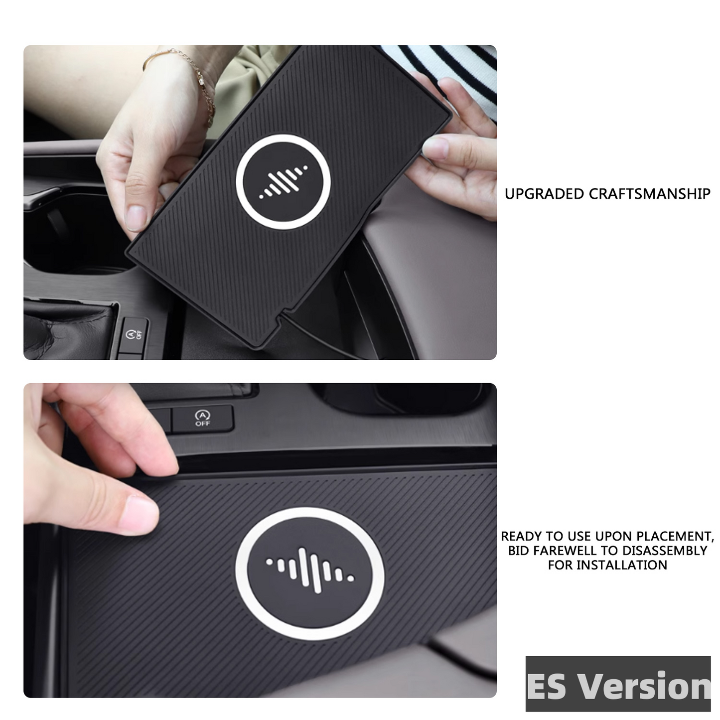 Topabyte Car Sans Wireless Charger Pad avec une charge rapide pour la série Lexus ES / NX / RX 250 350