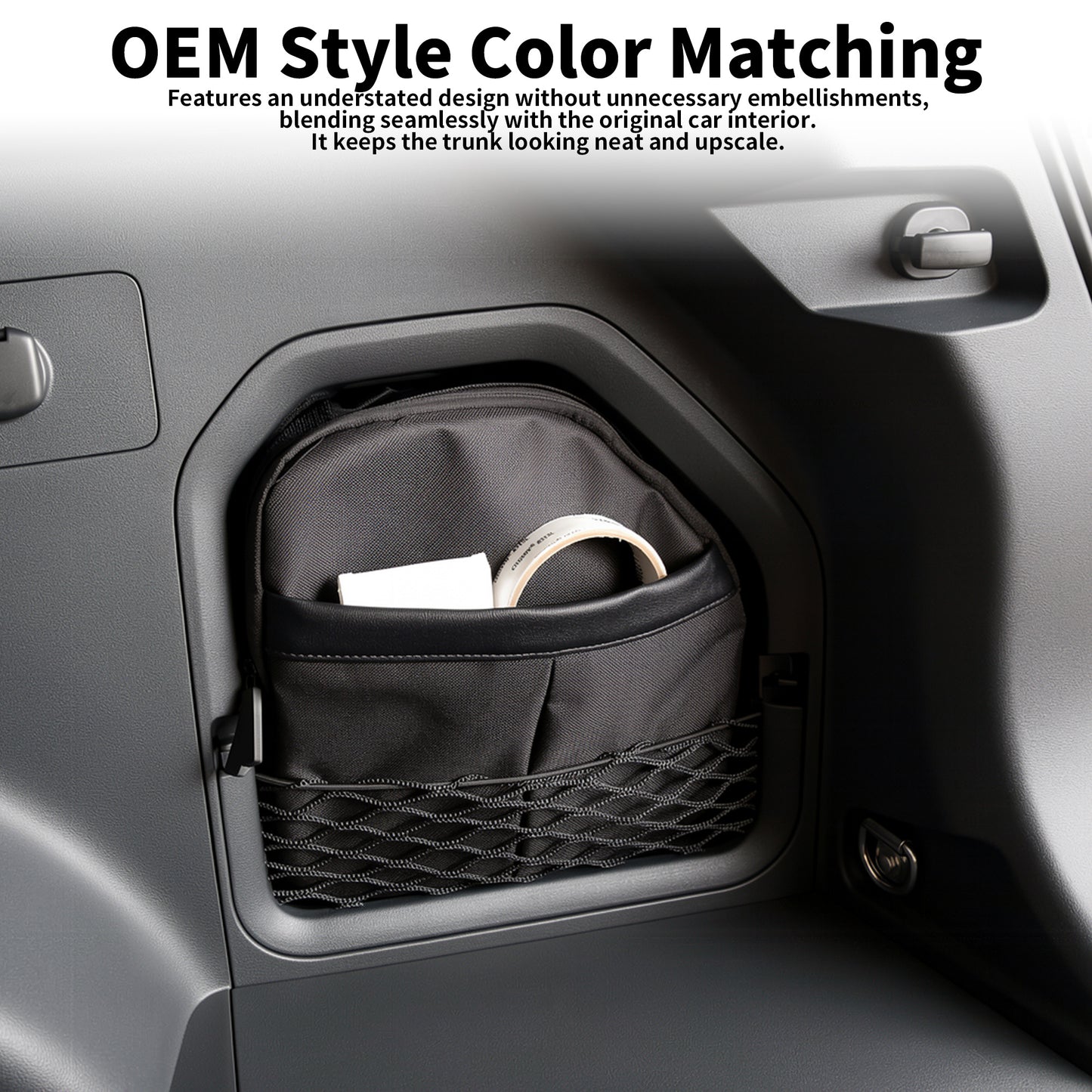Trunk Storage Bag Suitable for Toyota RAV4 2026 accessories | Made of Oxford Cloth Material that is Durable and Attractive, Easy to Disassemble, and Keeps the Trunk Clean