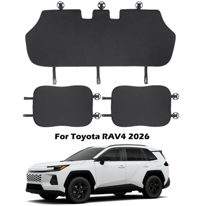 Ice Silk Rear Seat Cushion for Toyota RAV4 2026 2025-2019 Car seat Protection Cover Soft and Non-Slip Car Seat Protector for RAV4 2026 2025-2019 Launch Series Accessories