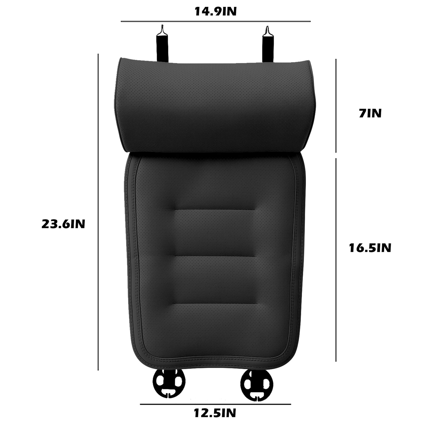 Car Seat Leg Extender Relieve Fatigue Car Seat Cushion with Leg Support for Long Driving, Memory Foam Legs Rest for Office Chairs Leg Support Cushion for Driver