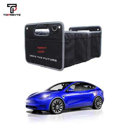 TOPABYTE Rear Trunk Organizer Storage Box Collapsible Container