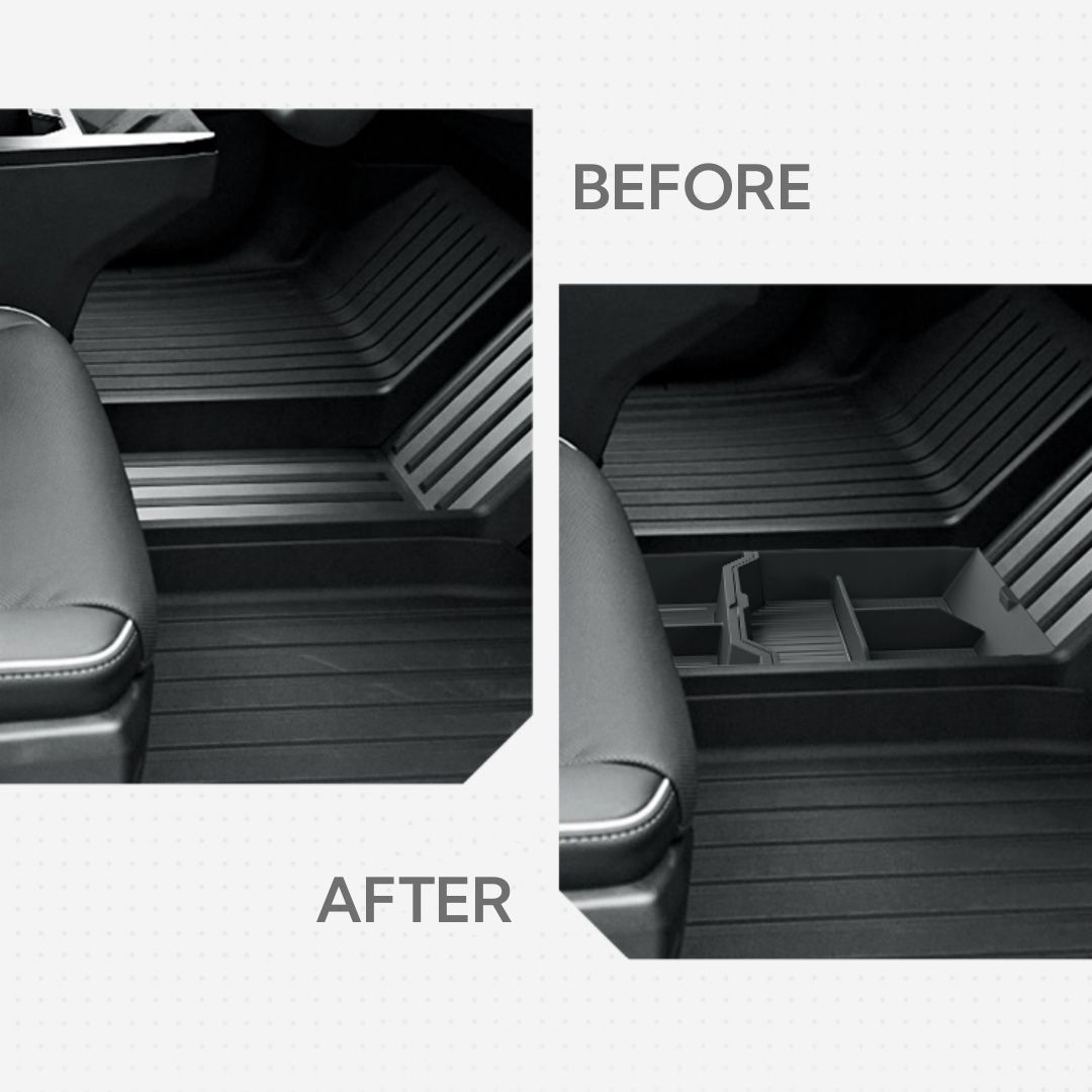 Topabajte Lower Center Console Organizator CyberTruck