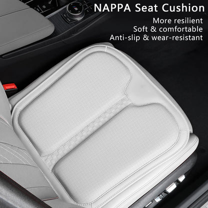 TOPABYTE Coussin de siège en cuir NAPPA pour voiture