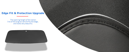 TOPABYTE Rear Tailgate Leather Protector Mat for Model Y 2020-2024 & Model 3 Highland