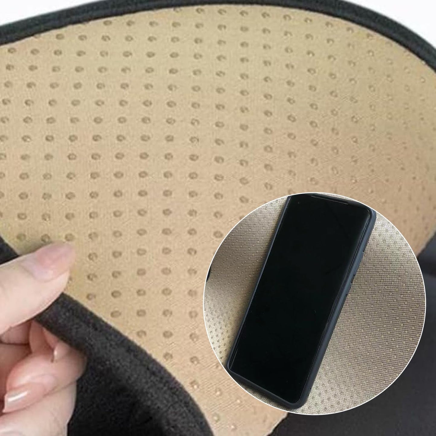 TOPABYTE Car Seat Flannel Cushion for Model 3 Y 2019-2025