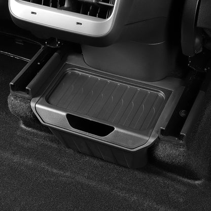 TOPABYTE Rear Seat Storage Box for Model Y 2020-2024 Center Console