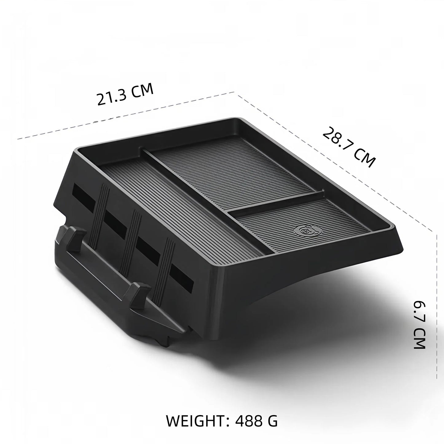 TOPABYTE Silicone Center Console Organizer Tray for Model 3 Y Dashboard