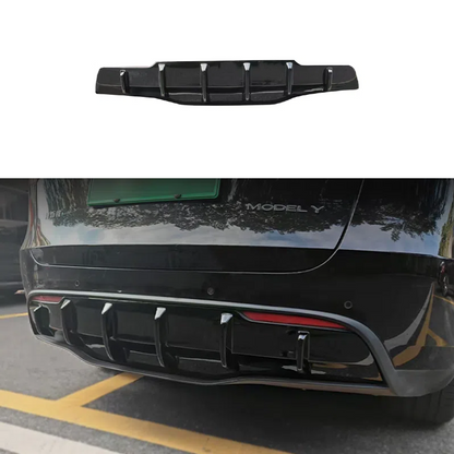 Topabyte Abs Car Bumper Bumper difusor Proteção labial para o Modelo Y 2020-2024