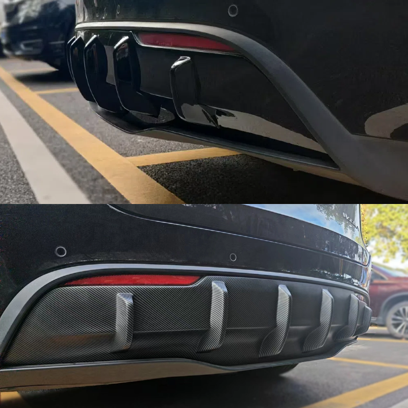 Topabyte Abs Car Bumper Bumper difusor Proteção labial para o Modelo Y 2020-2024