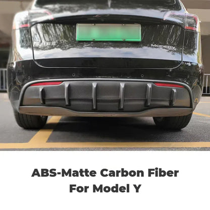 Topabyte Abs Car Bumper Bumper difusor Proteção labial para o Modelo Y 2020-2024