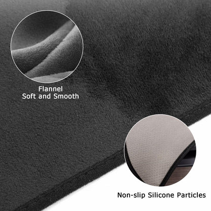TOPABYTE Copertura per cruscotto per Modello 3/Y 2017-2023 Decorazione cruscotto in flanella premium antiscivolo 