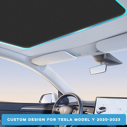 TOPABYTE Dach-Sonnenschutz-Eiskristallnetz für Modell 3 2018–2024 Highland und Modell Y 2019–2024