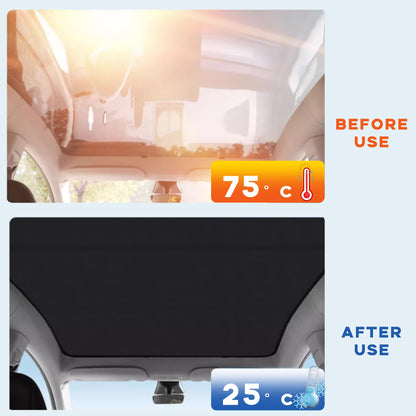 TOPABYTE Dach-Sonnenschutz-Eiskristallnetz für Modell 3 2018–2024 Highland und Modell Y 2019–2024