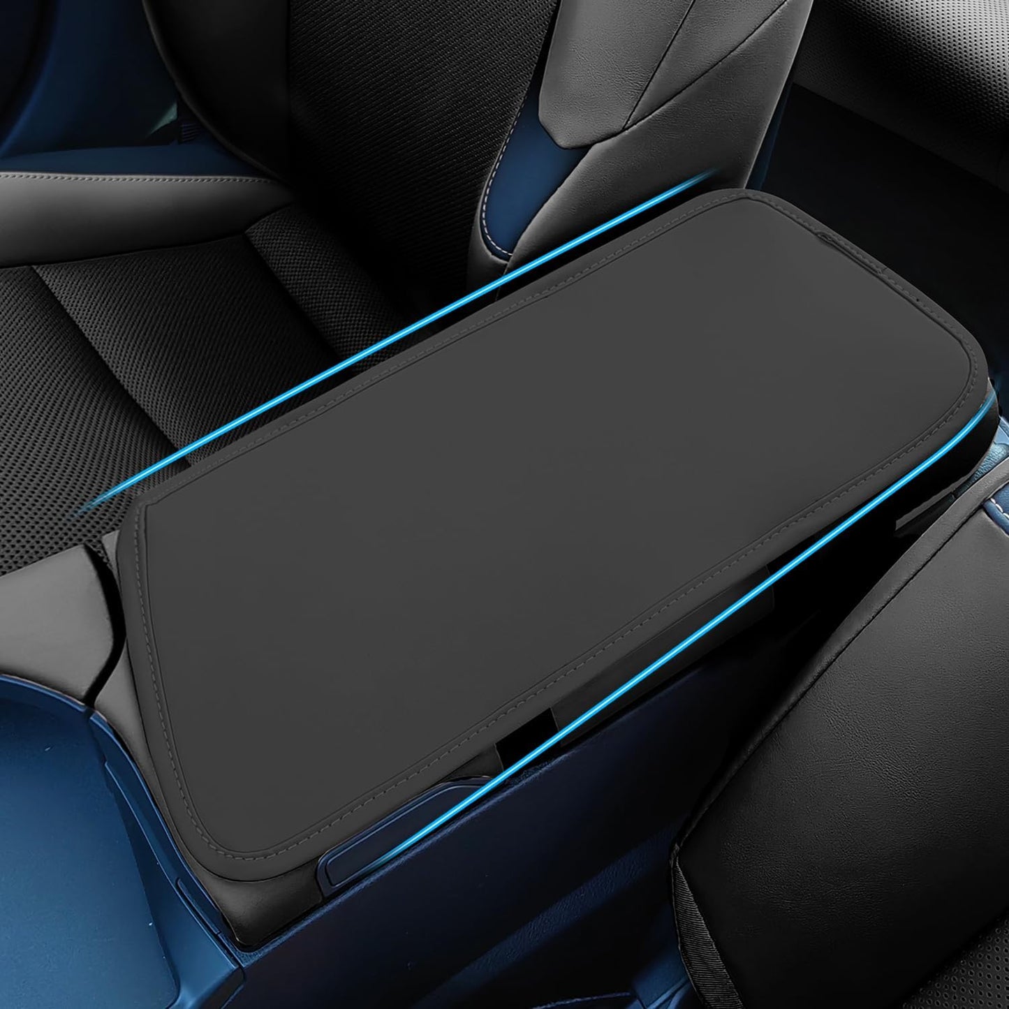 TOPABYTE Leather Center Armrest Box Cover for Lexus RX NX