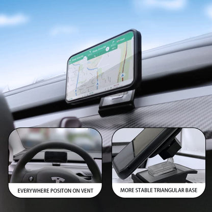 TOPABYTE Magnetische Handyhalterung für Lüftungsschlitze für Modell 3/Highland/Y