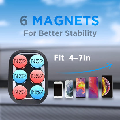 TOPABYTE Magnetic Phone Mount for Most Cars Screens & Model 3YSX Cybertruck Invisible Foldaway Design