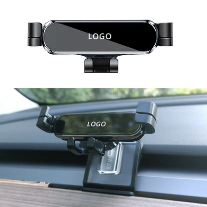 Topabyte Gravity Car Phone Mount pour le modèle 3 2017-2025 / modèle Y 2020-2024 Compatible avec tous les téléphones de 4-6,5 pouces (Black Piano)