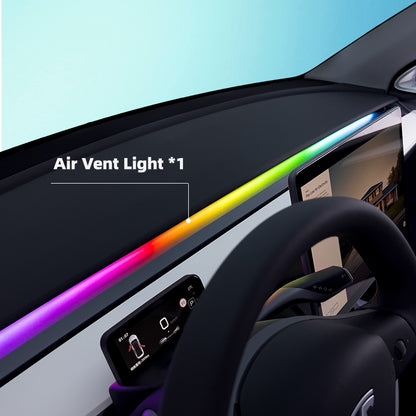 TOPABYTE Ambient Lighting Kit Interior Upgrade for Model 3Y