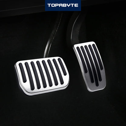 TOPABYTE Foot Pedals Brake Ruel Foot Rest Pads For All Model 3 Y S X