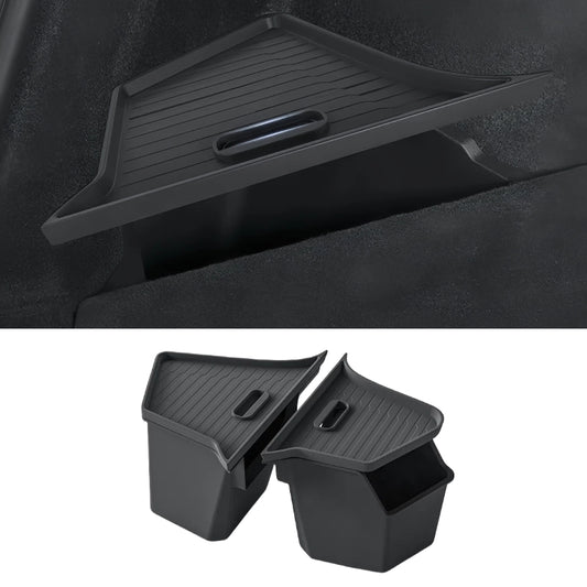 TOPABYTE Rear Trunk Organizer Storage Box Bins for New Model Y Juniper 2025+
