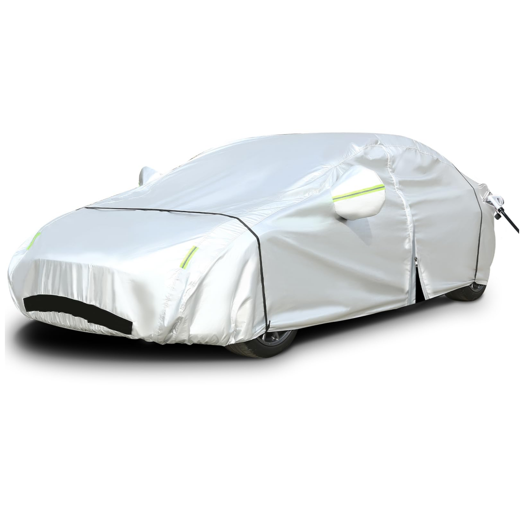 TOPABYTE Car Cover Waterproof Sedan Cover for All Model 3 2017-2023 Highland Model Y 2020-2024