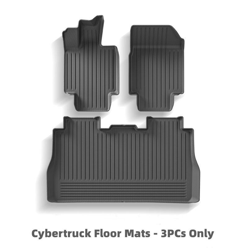 TOPABYTE TPE Floor Mats and Front Rear Trunk Bed Mats For Cybertruck