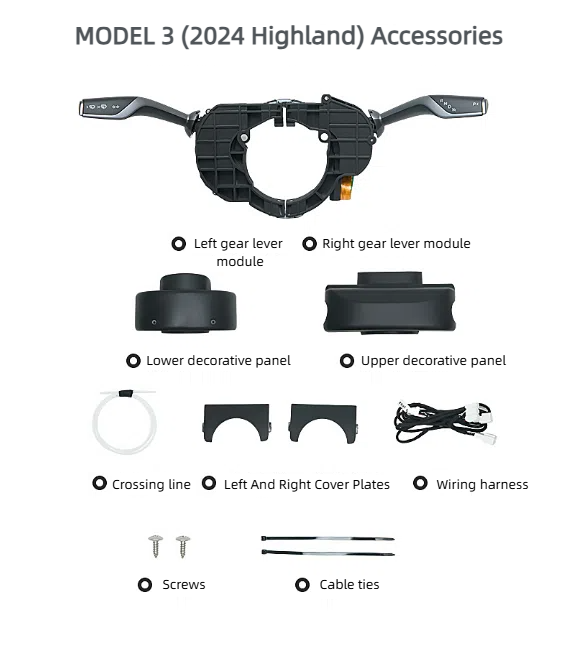 Topabyte Intelligent Gear Shifter para el modelo 3 Highland 2024 2025 y el modelo S/x 2022+