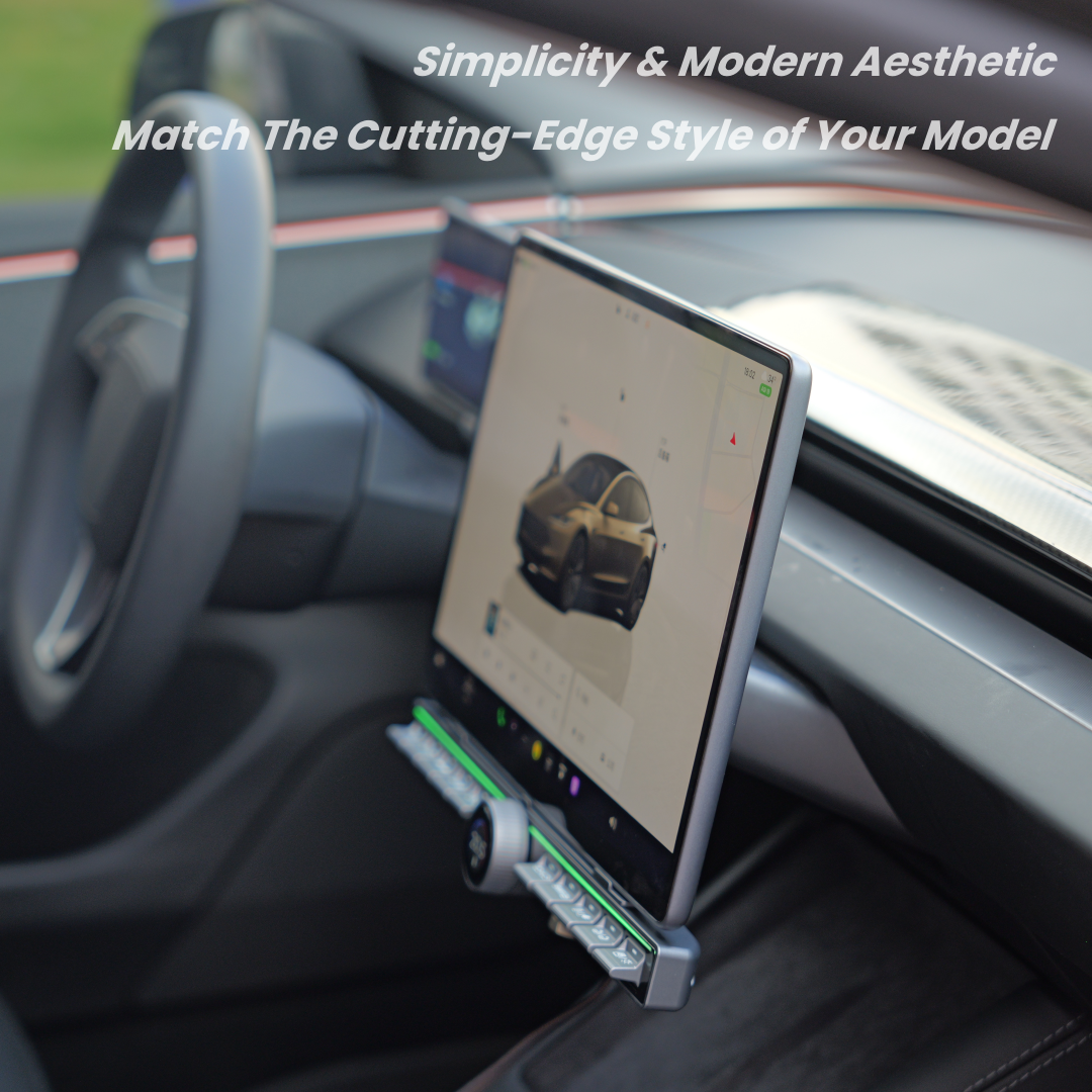 TOPABYTE Center Console Physical Control Button Multiple Functions for Model 3 Y and Highland