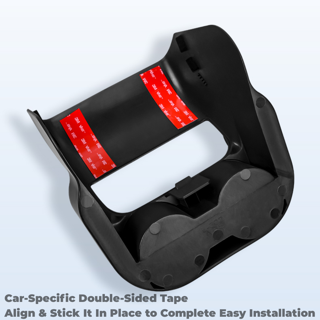 TOPABYTE Rear Seat Air Outlet Vent Dual Cup Holder for Model 3 17-23 & All Model Y