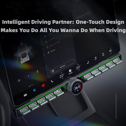 TOPABYTE Center Console Physical Control Button Multiple Functions for Model 3/Highland/Y/Juniper