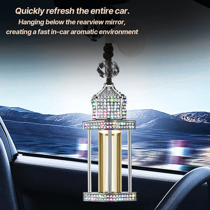 TOPABYTE Luxury Car Air Freshener Hanging Diffuser Universal for All Vehicles