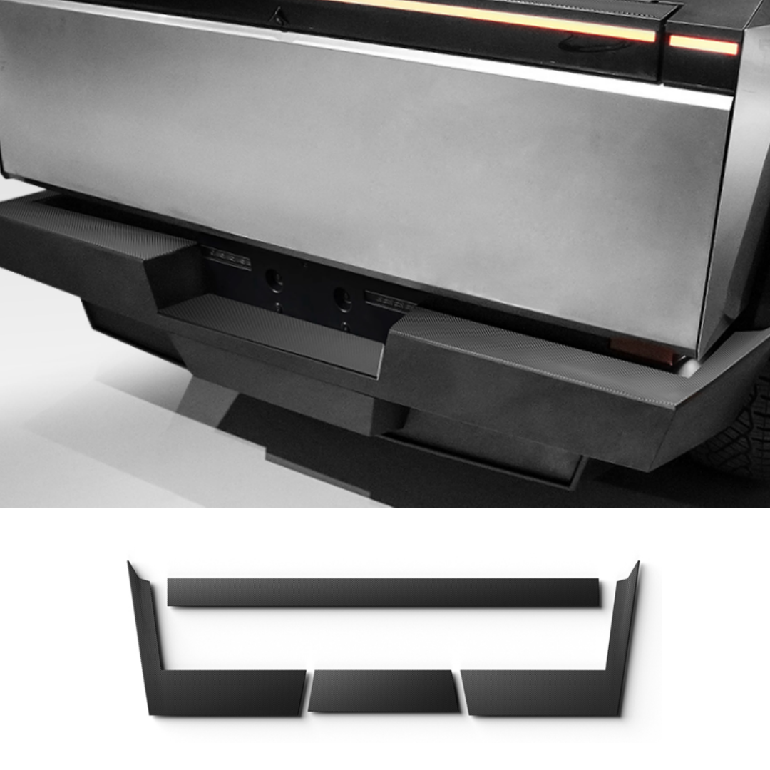 TOPABYTE Rear Bumper Tailgate Protector Cover & Protective Trim for Cybertruck