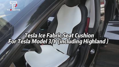 Cuscino in seta di ghiaccio per seggiolino auto TOPABYTE per tutti i modelli Y modello 3