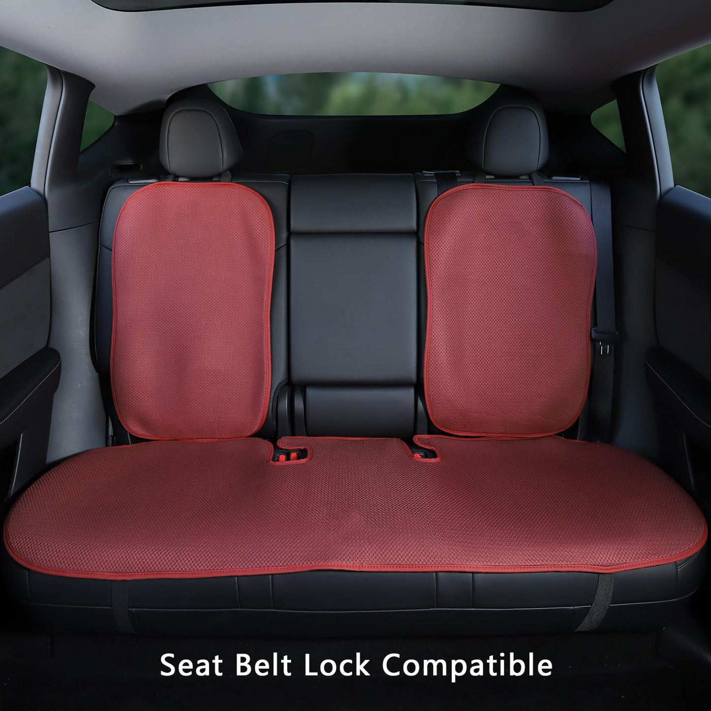 TOPABYTE Car Seat Ice Silk Cushion for All Model 3 Y S 2019-2025