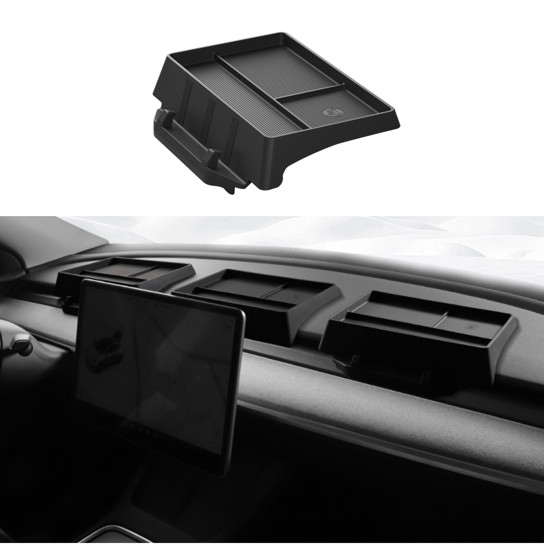 TOPABYTE Silicone Center Console Organizer Tray for Model 3 Y Dashboard