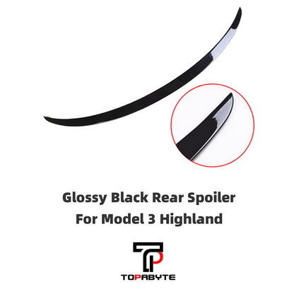 TOPABYTE Rear Spoiler Wing Lip for Model 3 Highland 2024