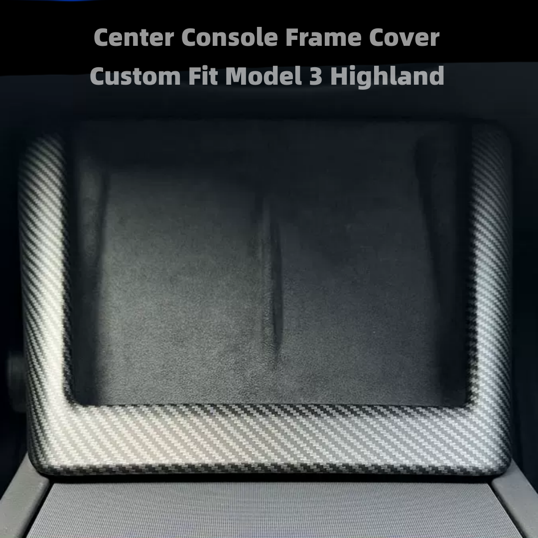 TOPABYTE Center Console Side Trim & Frame Cover Interior Decoration for Model 3 Highland