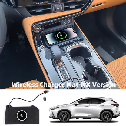 Tappetino caricabatterie wireless per auto TOPABYTE con ricarica rapida per serie Lexus ES/NX/RX 250 350
