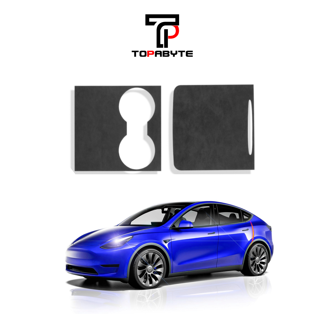 Suede Flocking TOPABYTE Suede Flocking Wrap Kit Protector for Model 3 Y 2021-2025+ Hi
